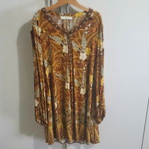 Spell Bianca tunic blouse, size small